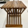 Foldable Teak Scandinavian Coffee Table - Image 2