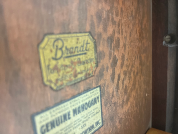 Brandt Mahogany Dining Table - Image 7