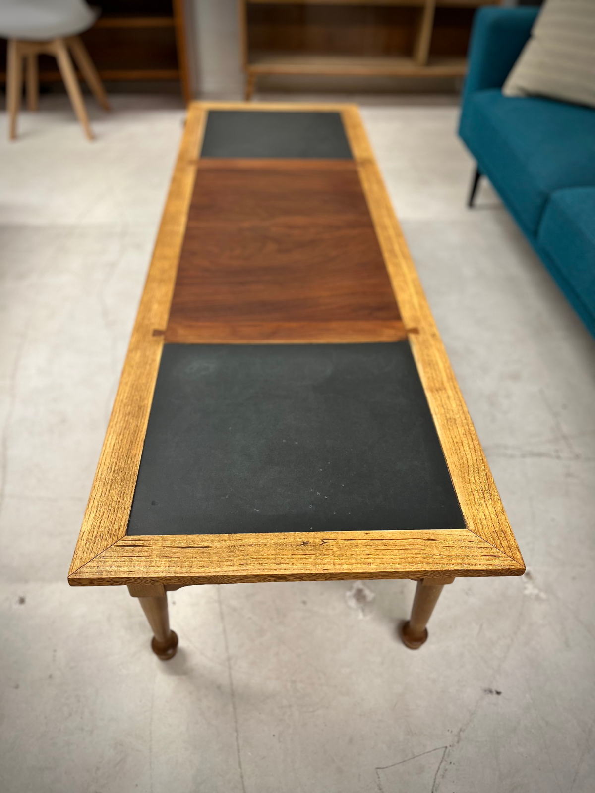 American Furniture of Martinsville Walnut Coffee Table - Image 4
