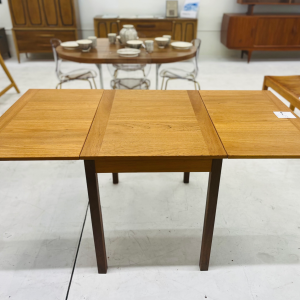 Ansager Møbler Danish Mid-Century Modern Teak Refectory Dining Table with Two Leaves