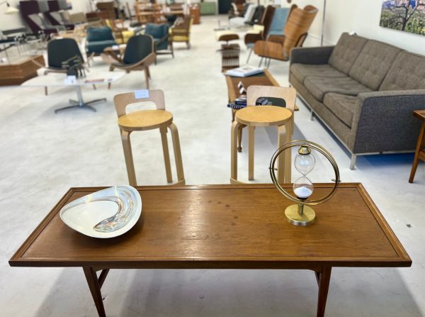 Drexel Declaration Walnut & Rosewood Coffee Table With End Table - Image 3