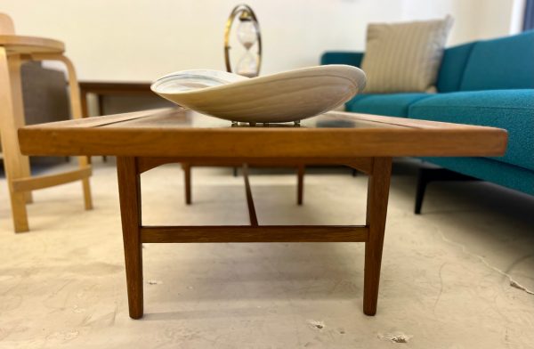 Drexel Declaration Walnut & Rosewood Coffee Table With End Table - Image 4