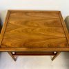 Drexel Declaration Walnut & Rosewood Coffee Table With End Table - Image 2