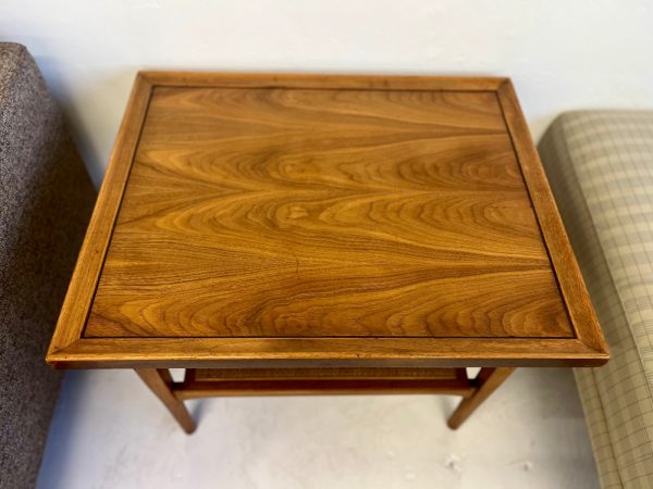 Drexel Declaration Walnut & Rosewood Coffee Table With End Table - Image 2