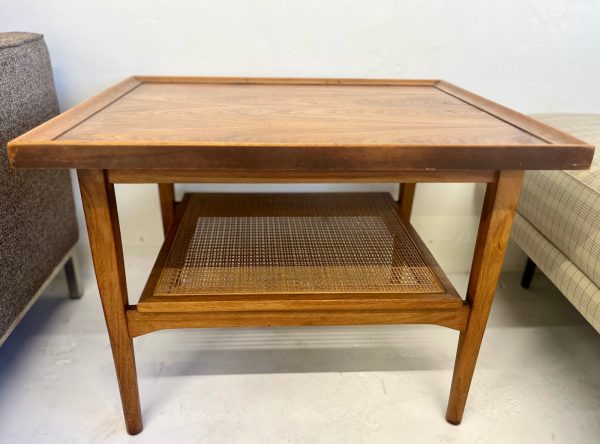 Drexel Declaration Walnut & Rosewood Coffee Table With End Table - Image 6