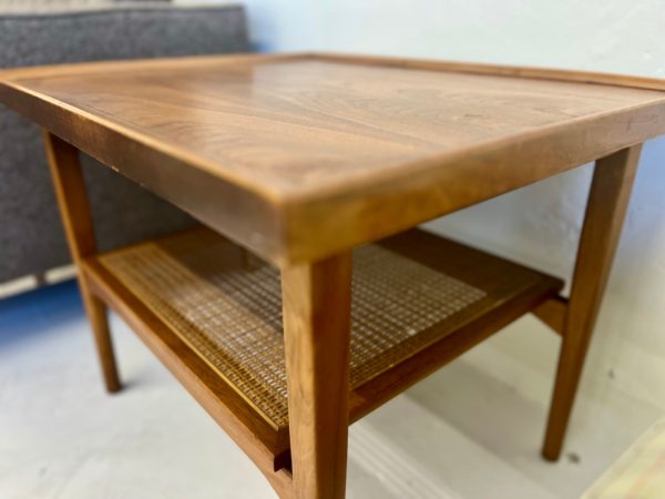 Drexel Declaration Walnut & Rosewood Coffee Table With End Table - Image 7