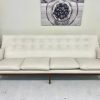 Arne Vodder MCM Danish Couch in White Leather
