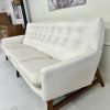 Arne Vodder MCM Danish Couch in White Leather - Image 2
