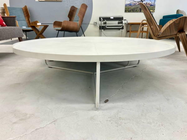 Adelphi Nesting Coffee Tables in White Leather - Image 5