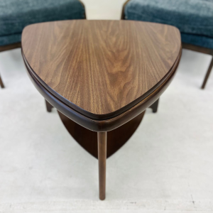 MCM Mersman Walnut Guitar Pick Coffee Table