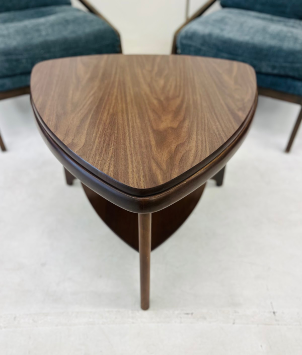 MCM Mersman Walnut Guitar Pick Coffee Table