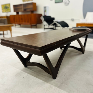 MCM Walnut Mersman Long Coffee Table