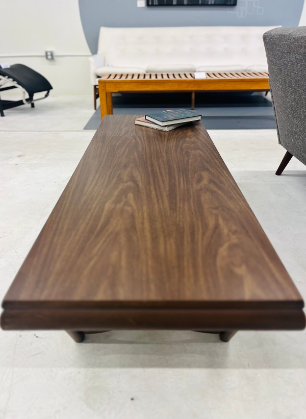 MCM Walnut Mersman Long Coffee Table - Image 4