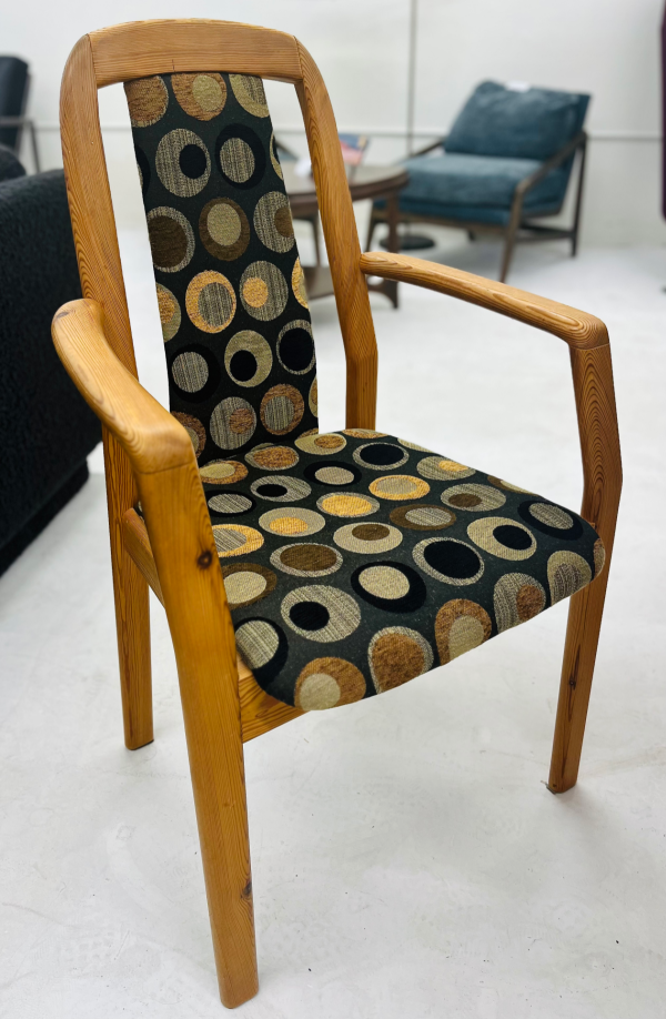 1975 Danish Teak Dining Table (NO LEAF) With Four Teak Chairs from Designer Dyrlund - Image 4