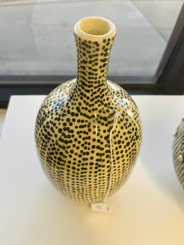 Speckled Black & Gray Vase II - Image 2