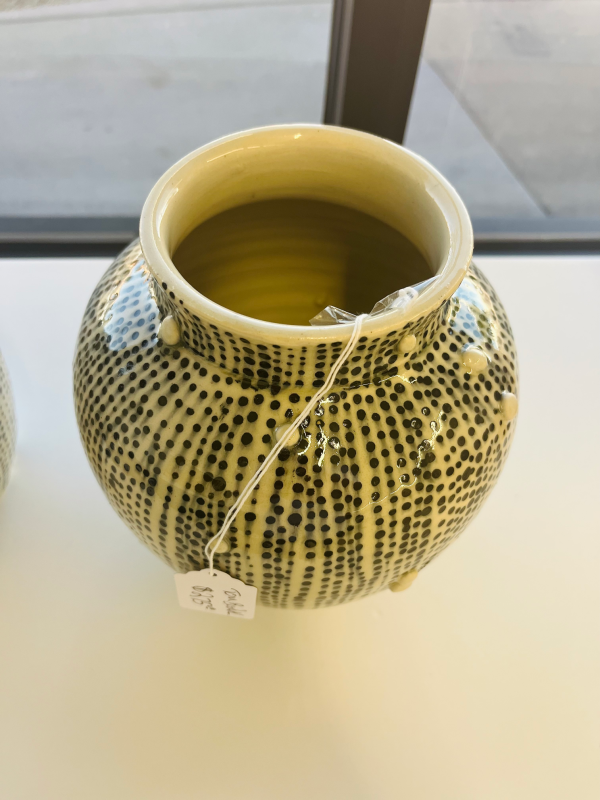 Speckled Black & Gray Vase - Image 2