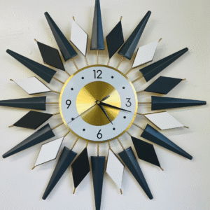MCM Retro Metal Clock