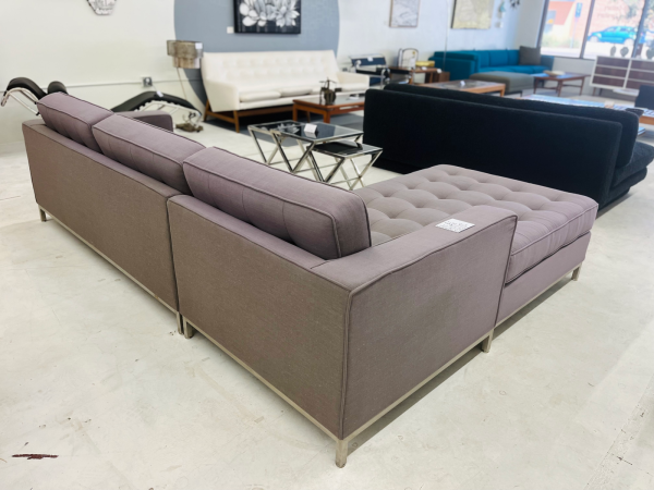 Gus Bayview Silver (Light Gray) Jane 1 Sectional Couch With Chaise - Image 6