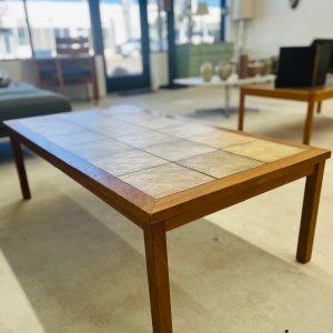 Danish Gansø Møbler Tile Top Walnut Coffee Table