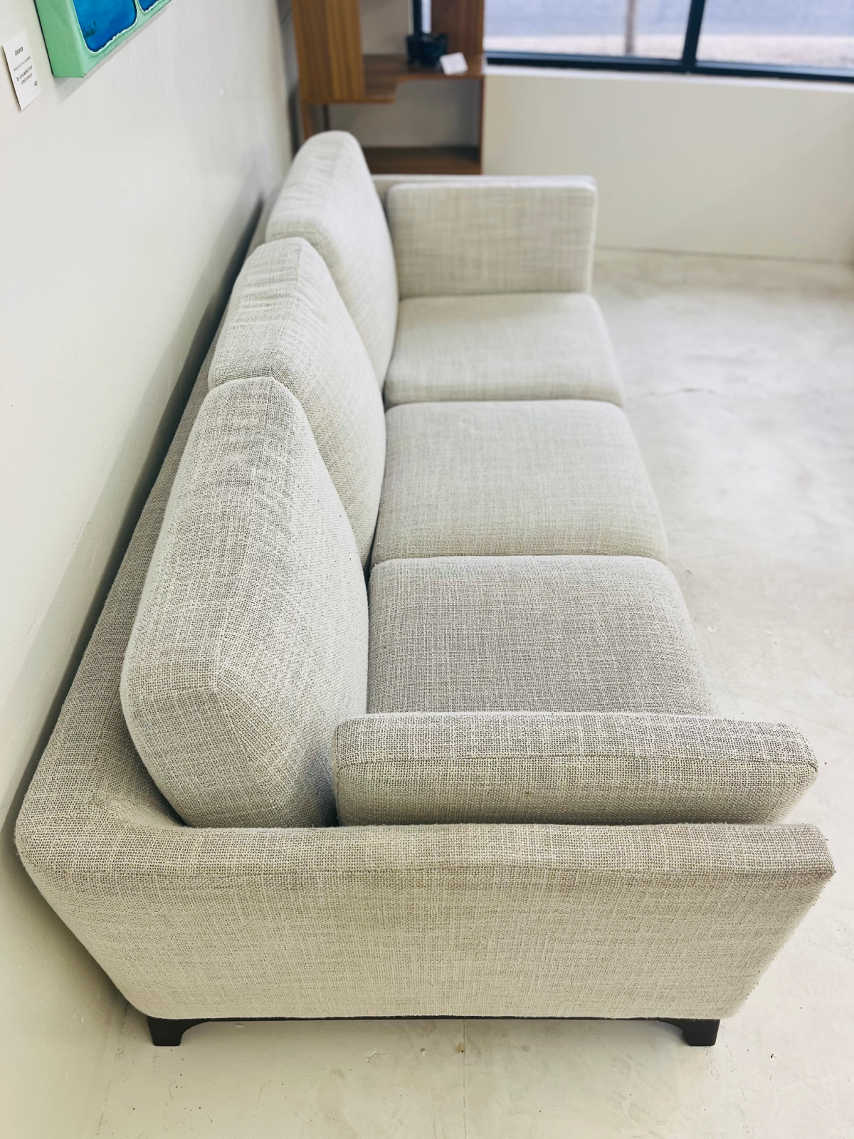Article Ceni MCM Light Gray/White Sofa - Image 2