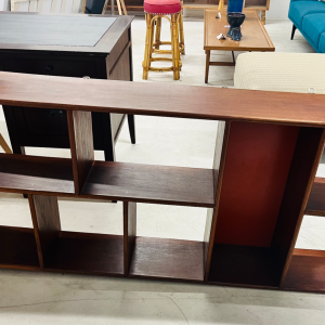 Walnut Stained Shelves