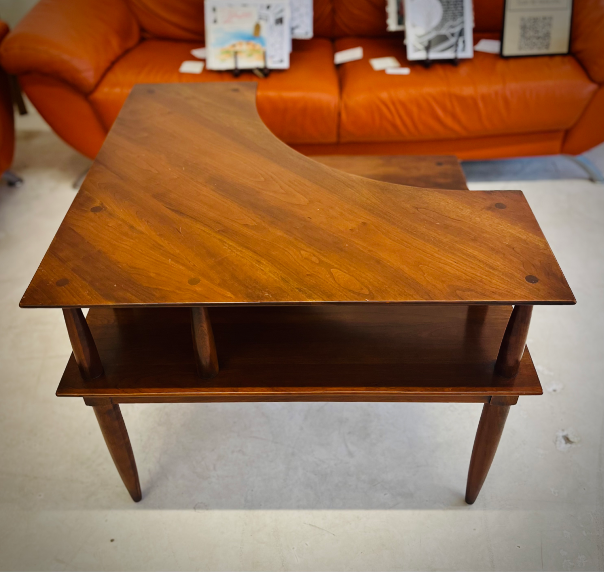 Willett Cherry Wood Step Table - Image 2