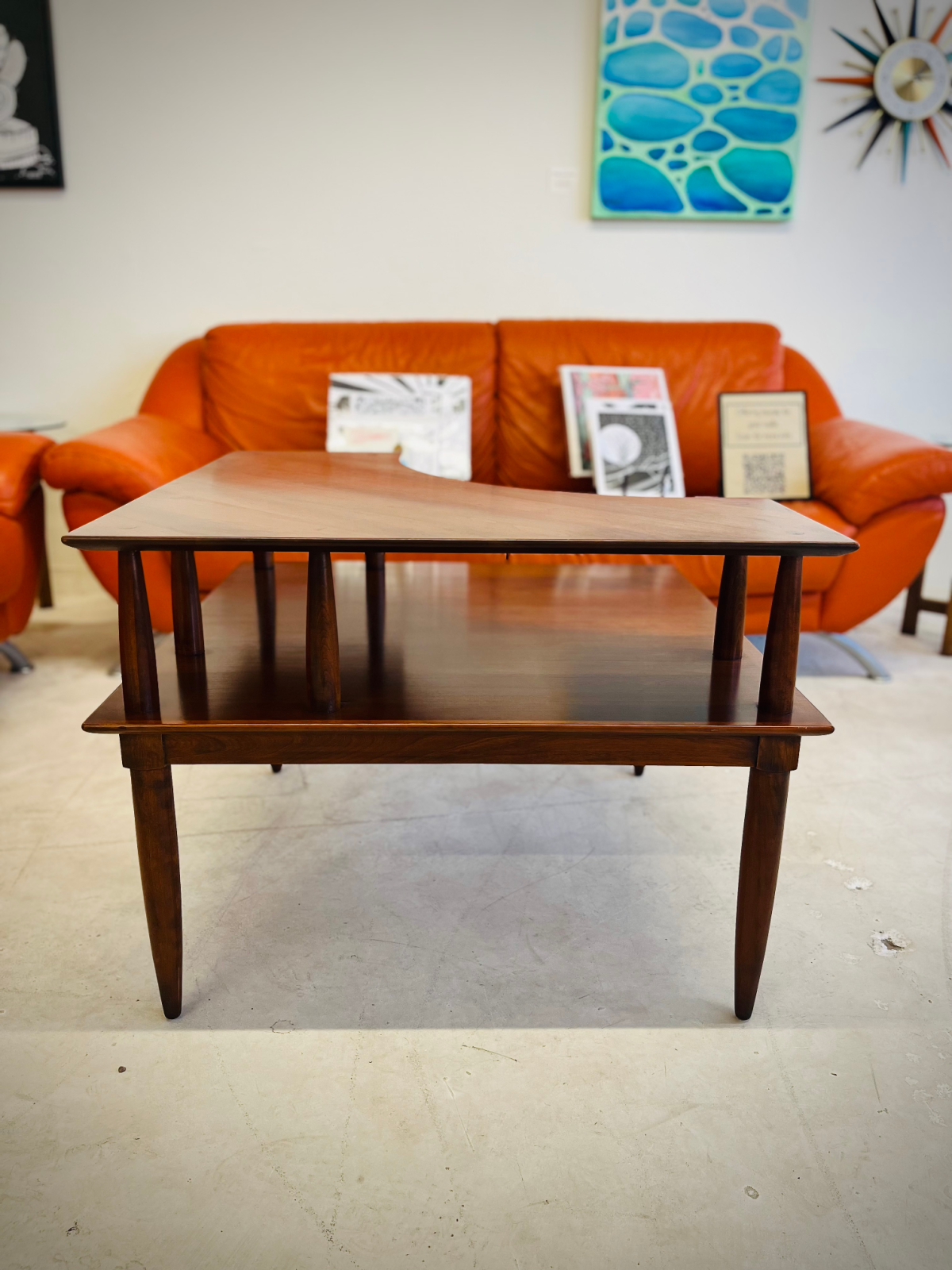 Willett Cherry Wood Step Table - Image 5