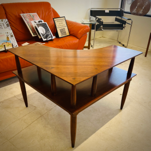 Willett Cherry Wood Step Table
