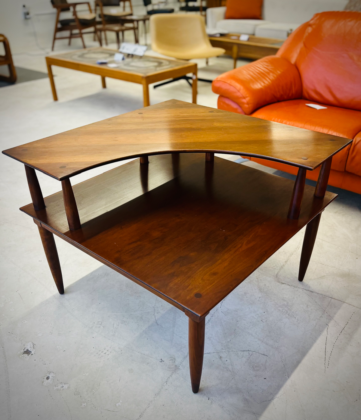 Willett Cherry Wood Step Table - Image 3