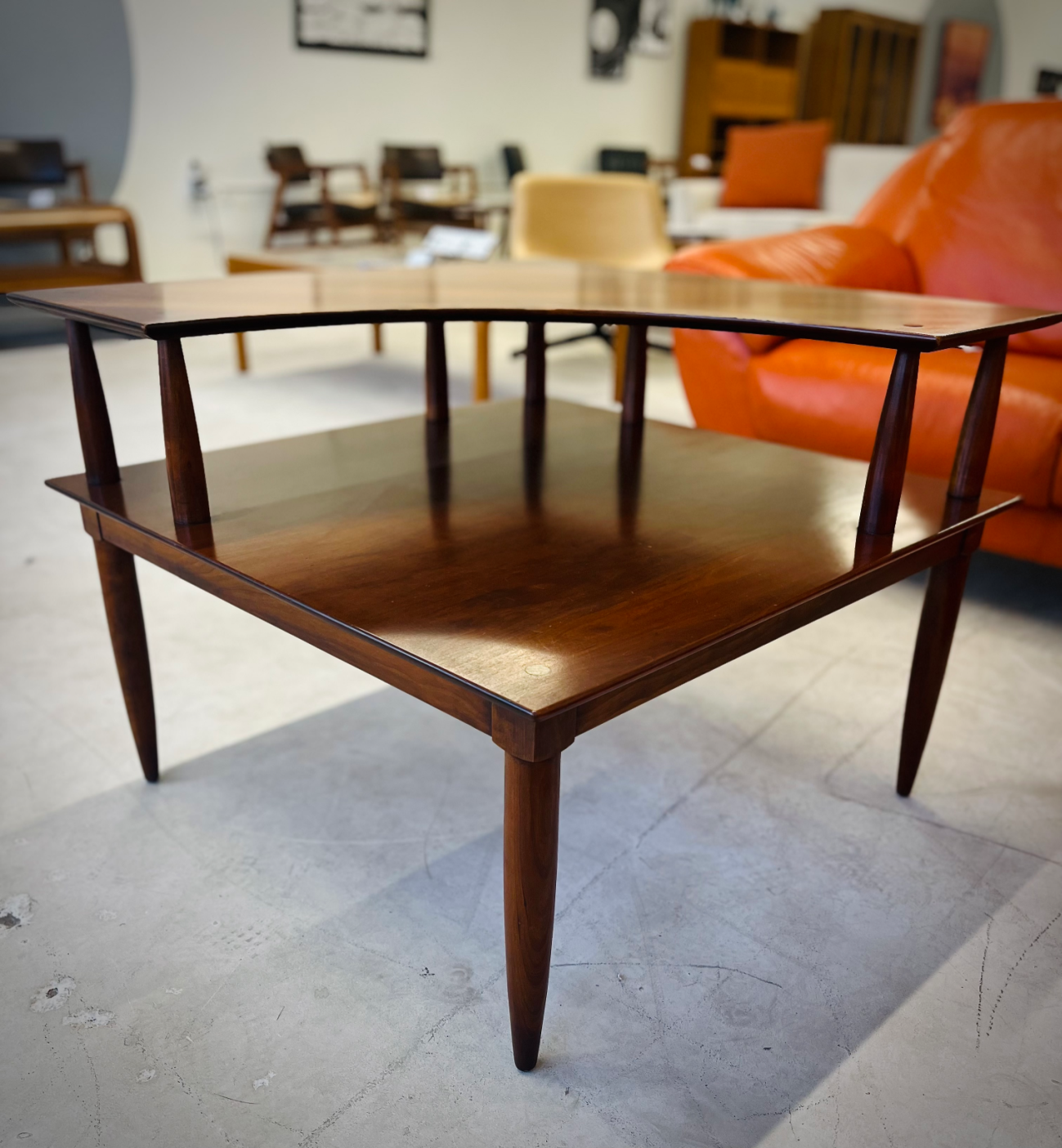 Willett Cherry Wood Step Table - Image 4