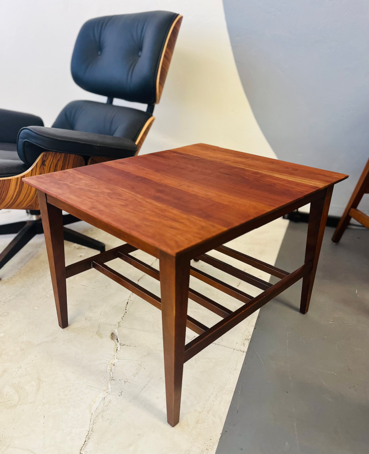 Refinished Willett Cherry Wood End or Side Table