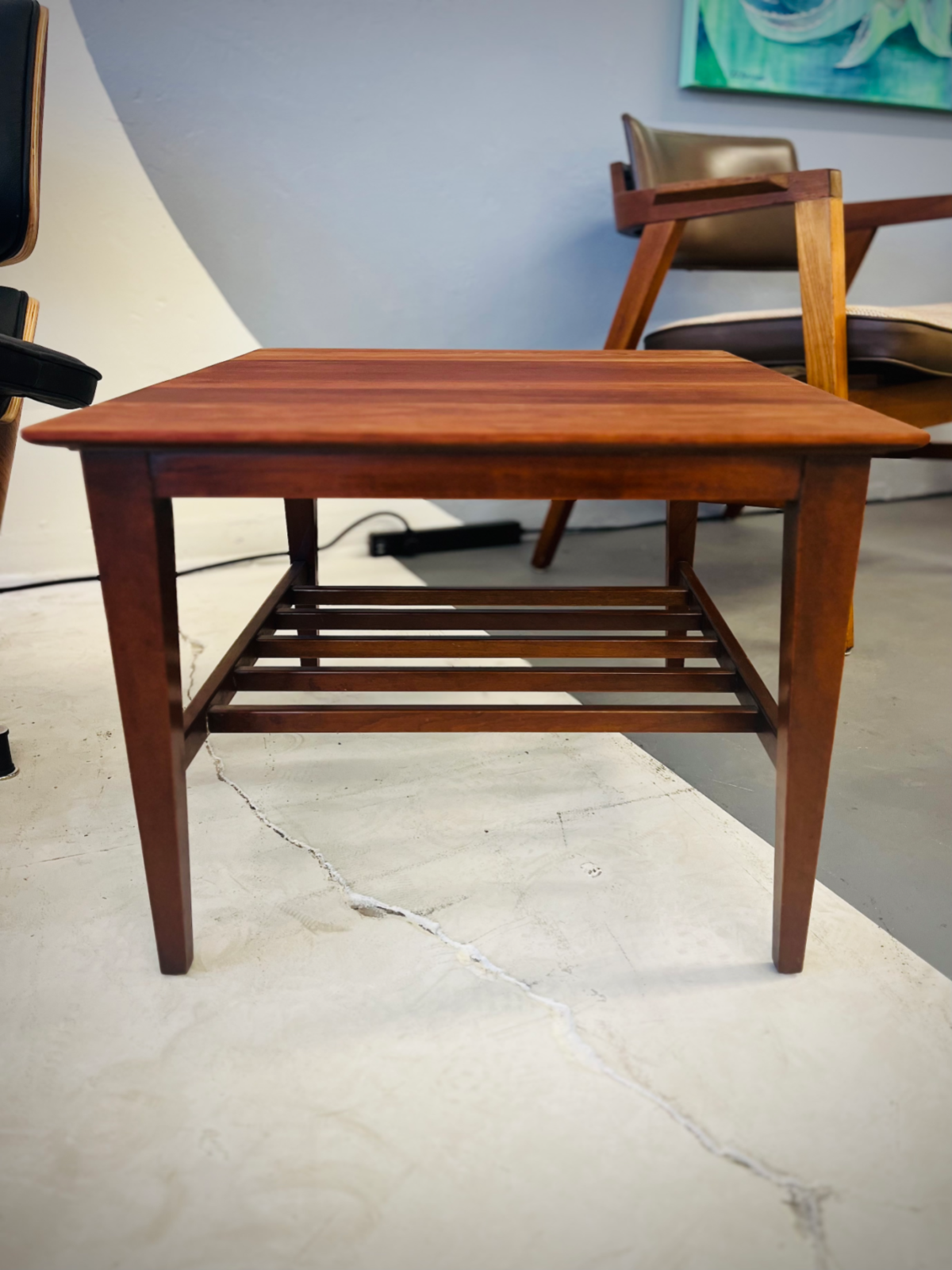 Refinished Willett Cherry Wood End or Side Table - Image 4
