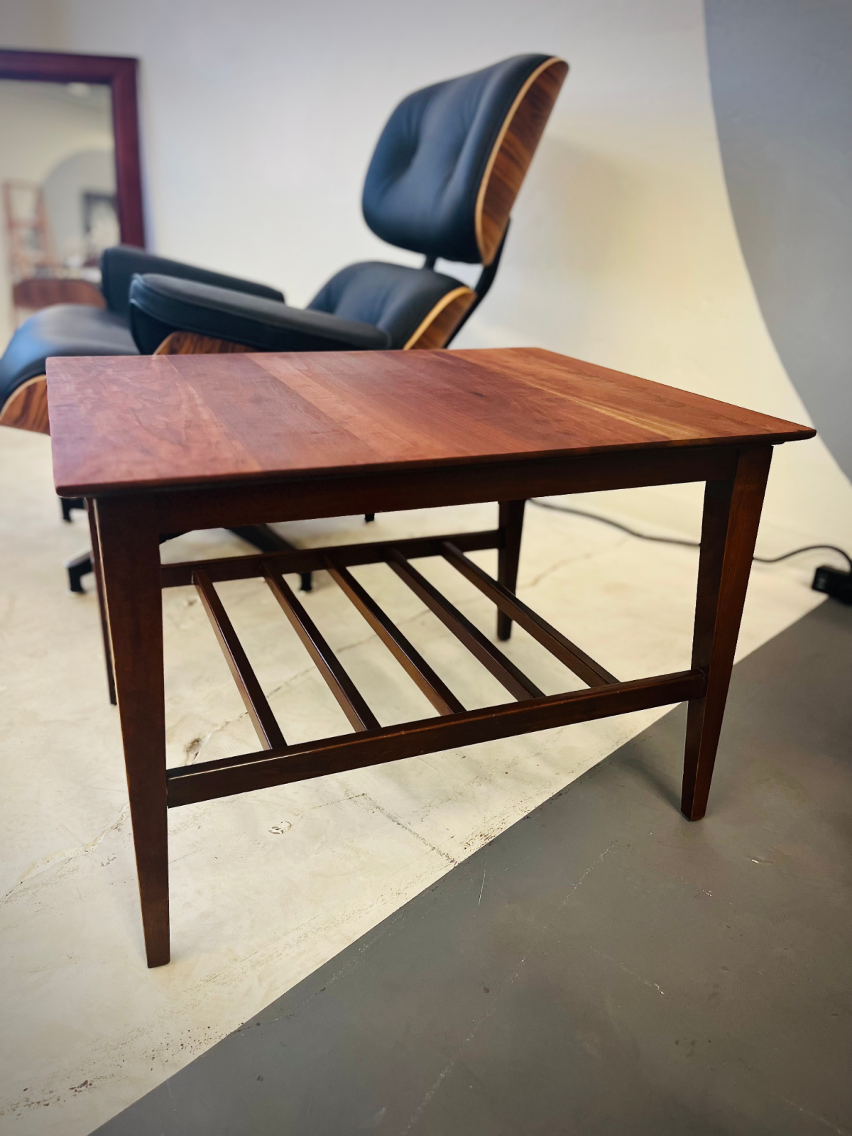 Refinished Willett Cherry Wood End or Side Table - Image 2