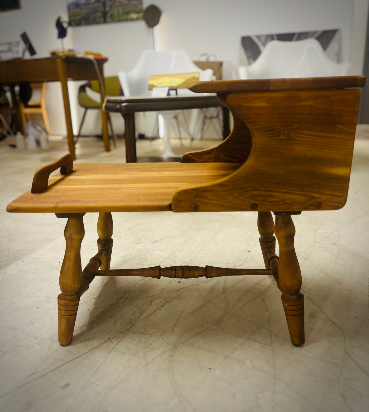 Completely Refinished Danish Step Tables in Walnut Designed by Henning Kjærnulf for EG Kvalitetsmøbel - Image 2
