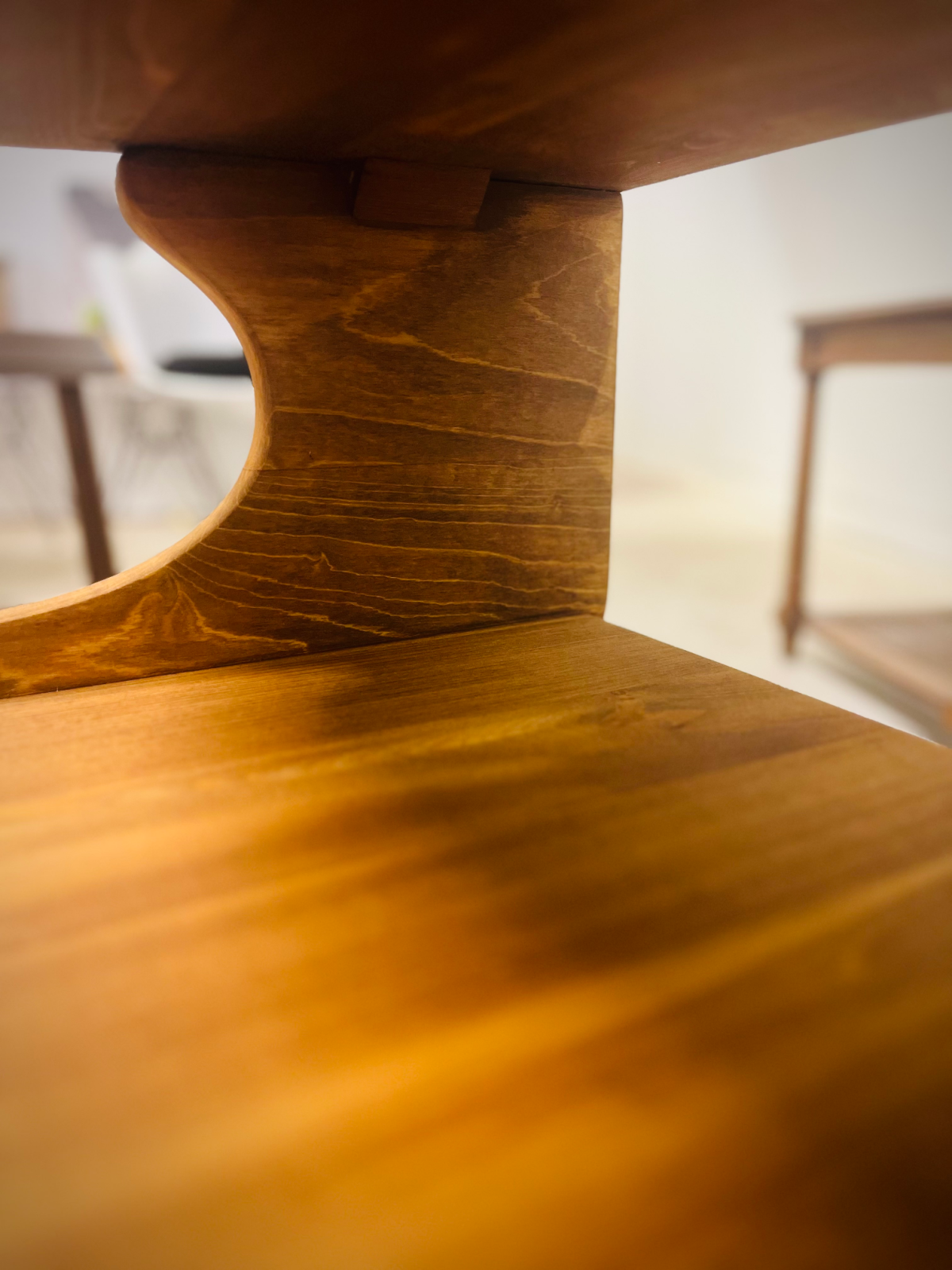 Completely Refinished Danish Step Tables in Walnut Designed by Henning Kjærnulf for EG Kvalitetsmøbel - Image 5