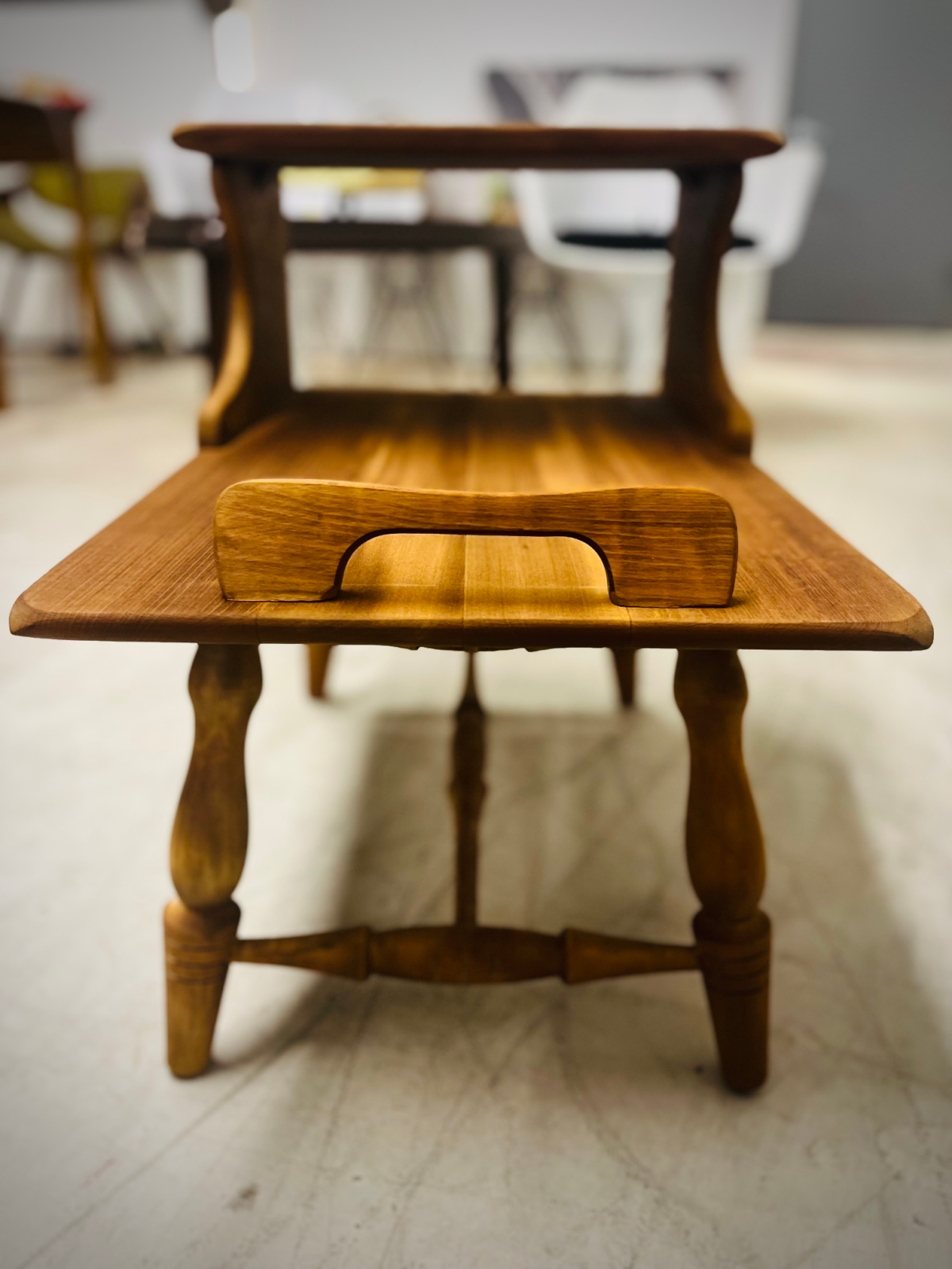 Completely Refinished Danish Step Tables in Walnut Designed by Henning Kjærnulf for EG Kvalitetsmøbel - Image 3