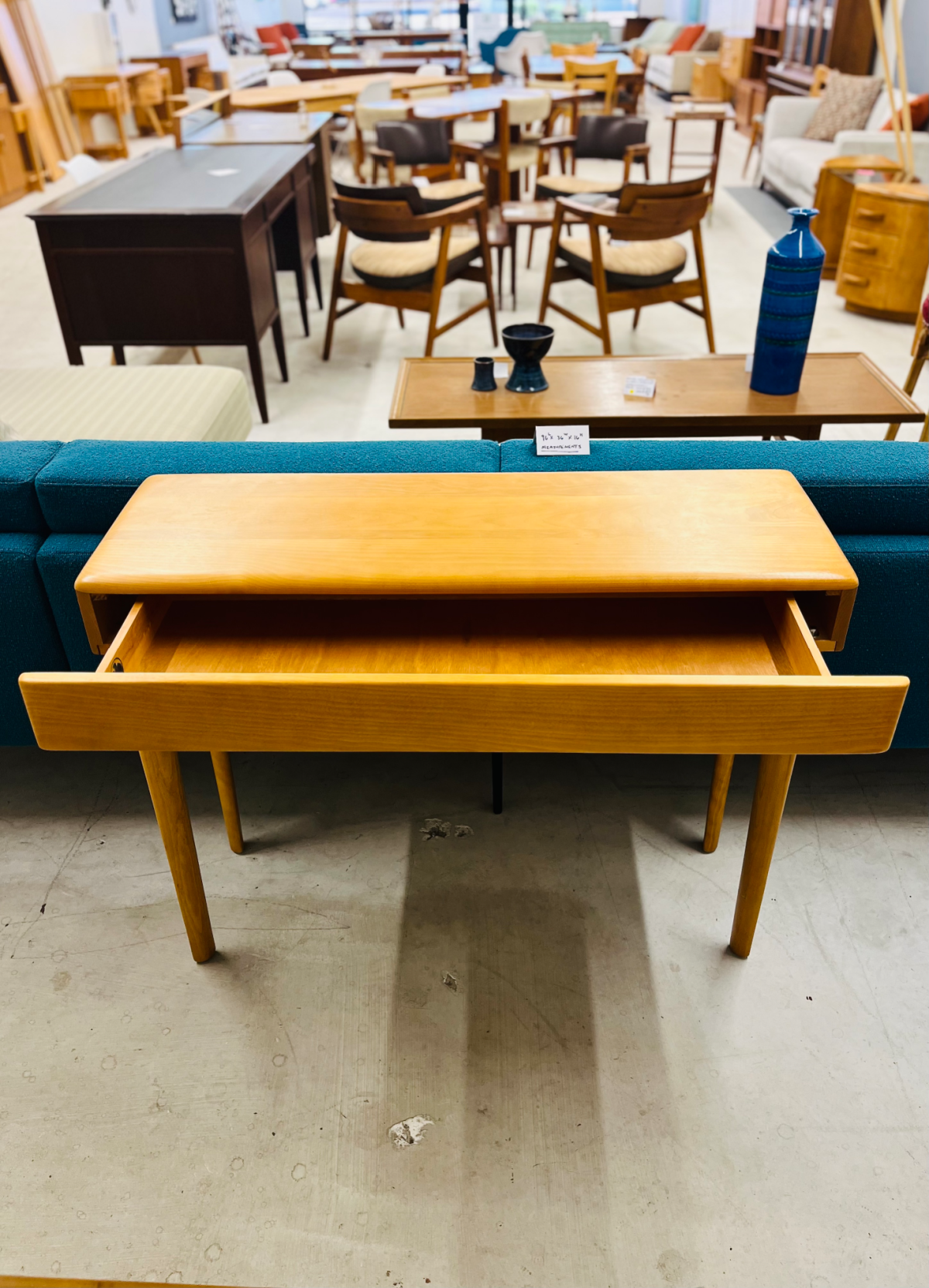 Heywood Wakefield Amber Console Table - Image 2