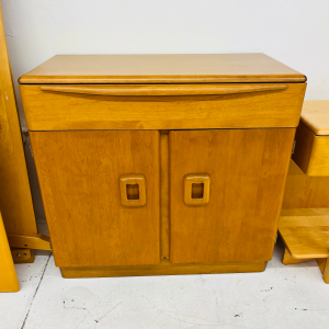 Heywood Wakefield Wheat M 590 Bar Server / Buffet Table