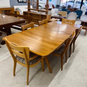 Heywood Wakefield Amber M 197 G Butterfly Drop-Leaf Dining Table