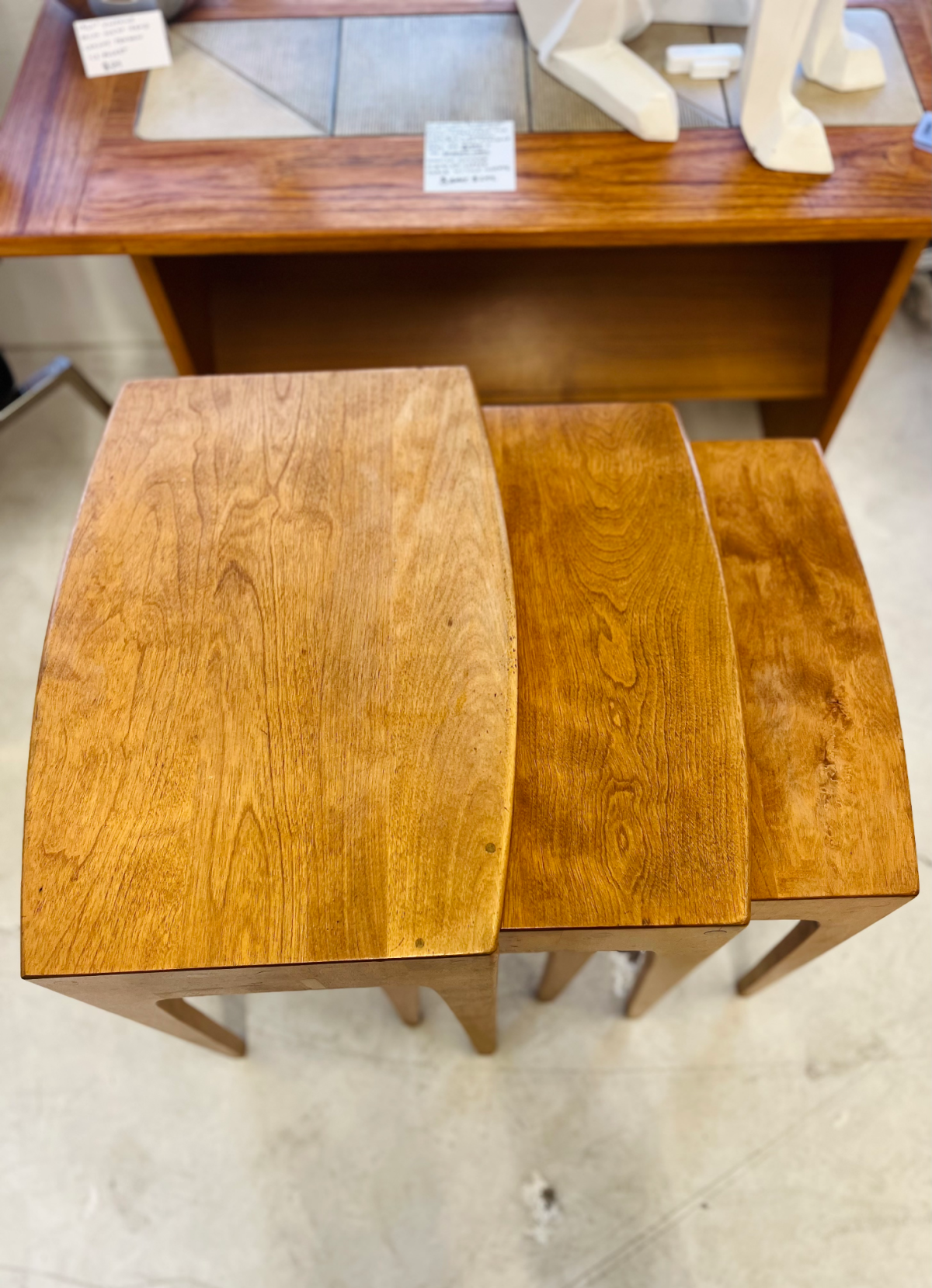 Heywood Wakefield Amber M 312 G Nesting Tables - Image 3