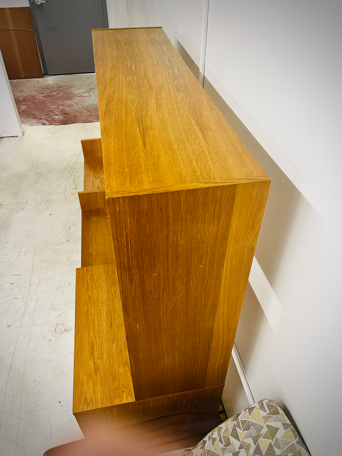 Vintage Danish Teak Sliding Wall Unit / Bookshelf - Image 5