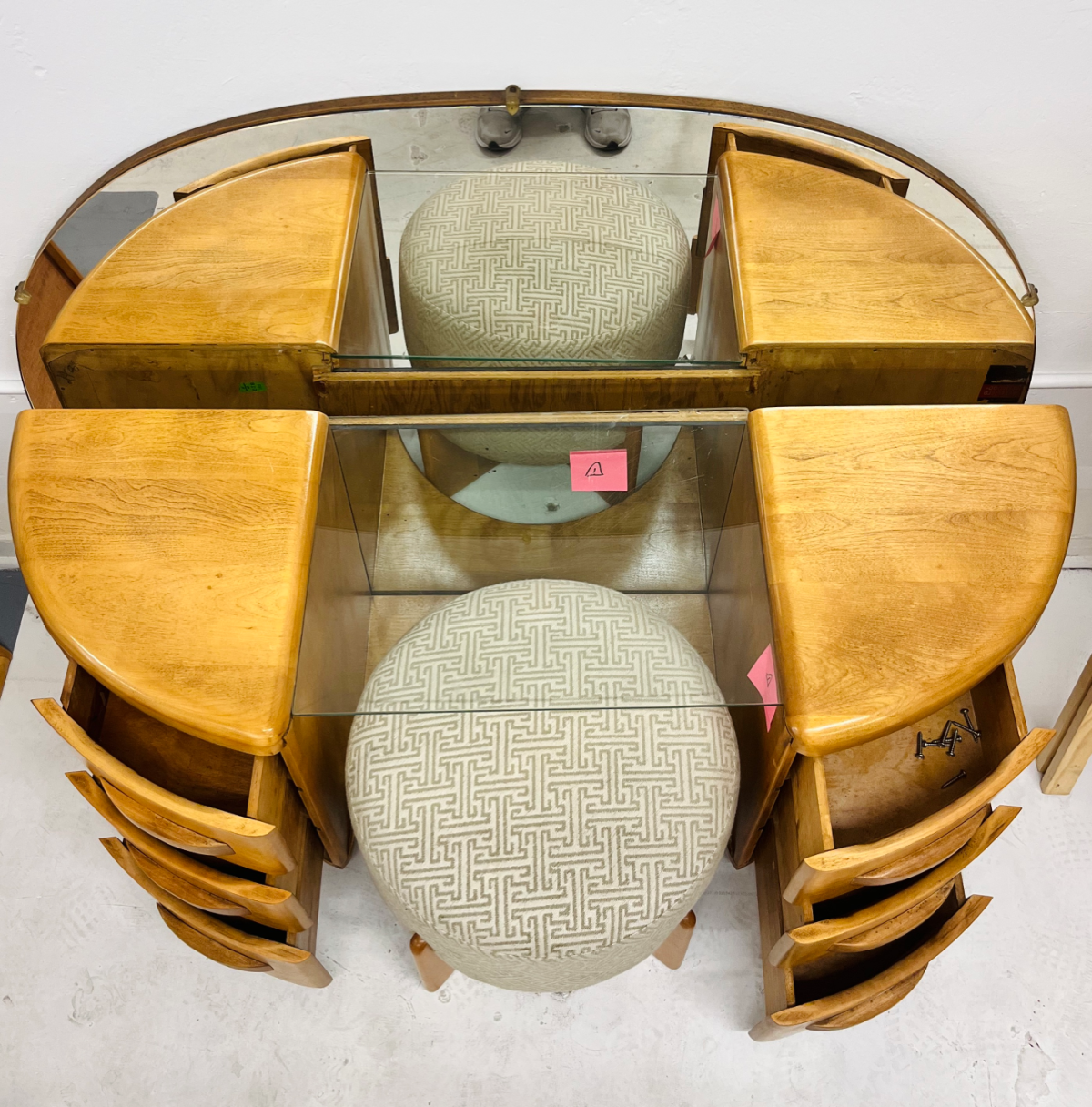 Heywood Wakefield Wheat Vanity C 3926 from Niagara Series - Image 3