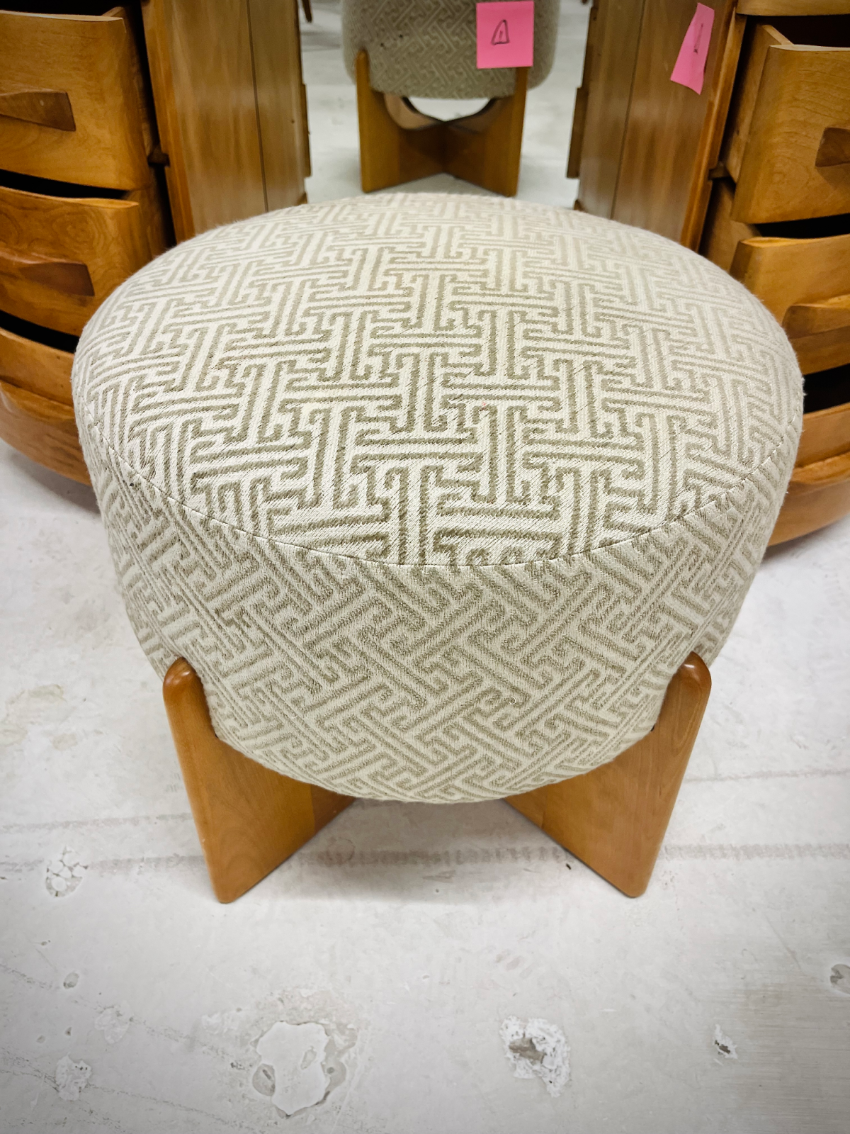 Heywood Wakefield C 3379 Vanity Stool