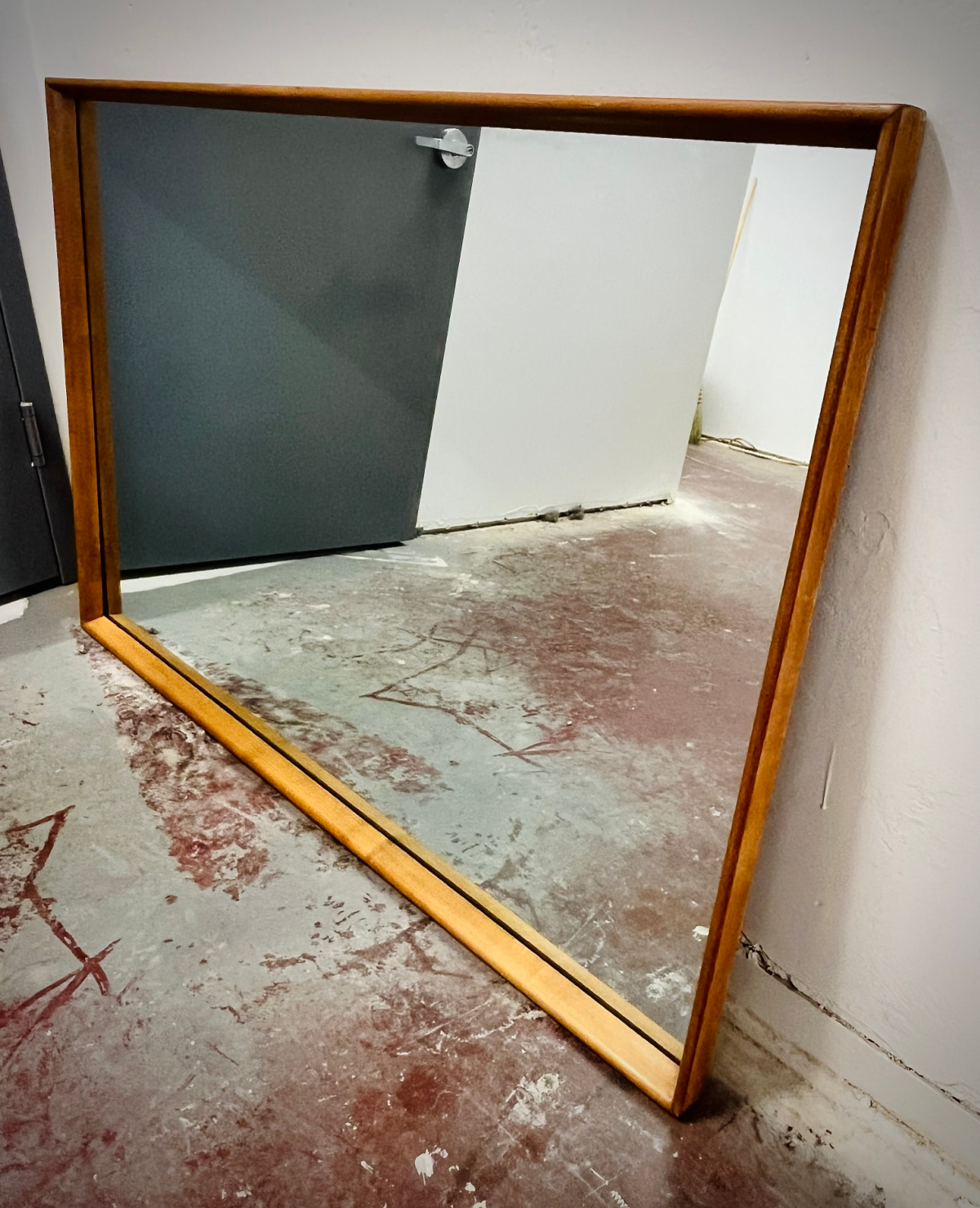 Heywood Wakefield M 1525 Encore Series Wheat Mirror - Image 2