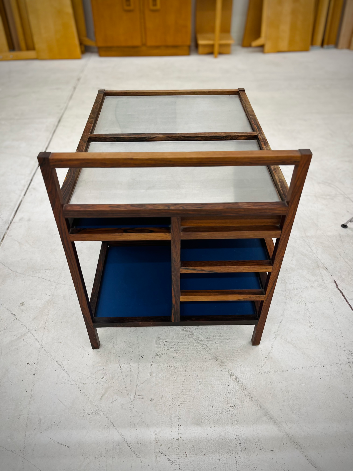 Danish Rosewood Service Cart Designed by Bodil Kjær - Image 4