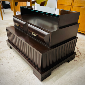 Scott Arthur Yerkey Trillium Nightstands With Two Glass Tops