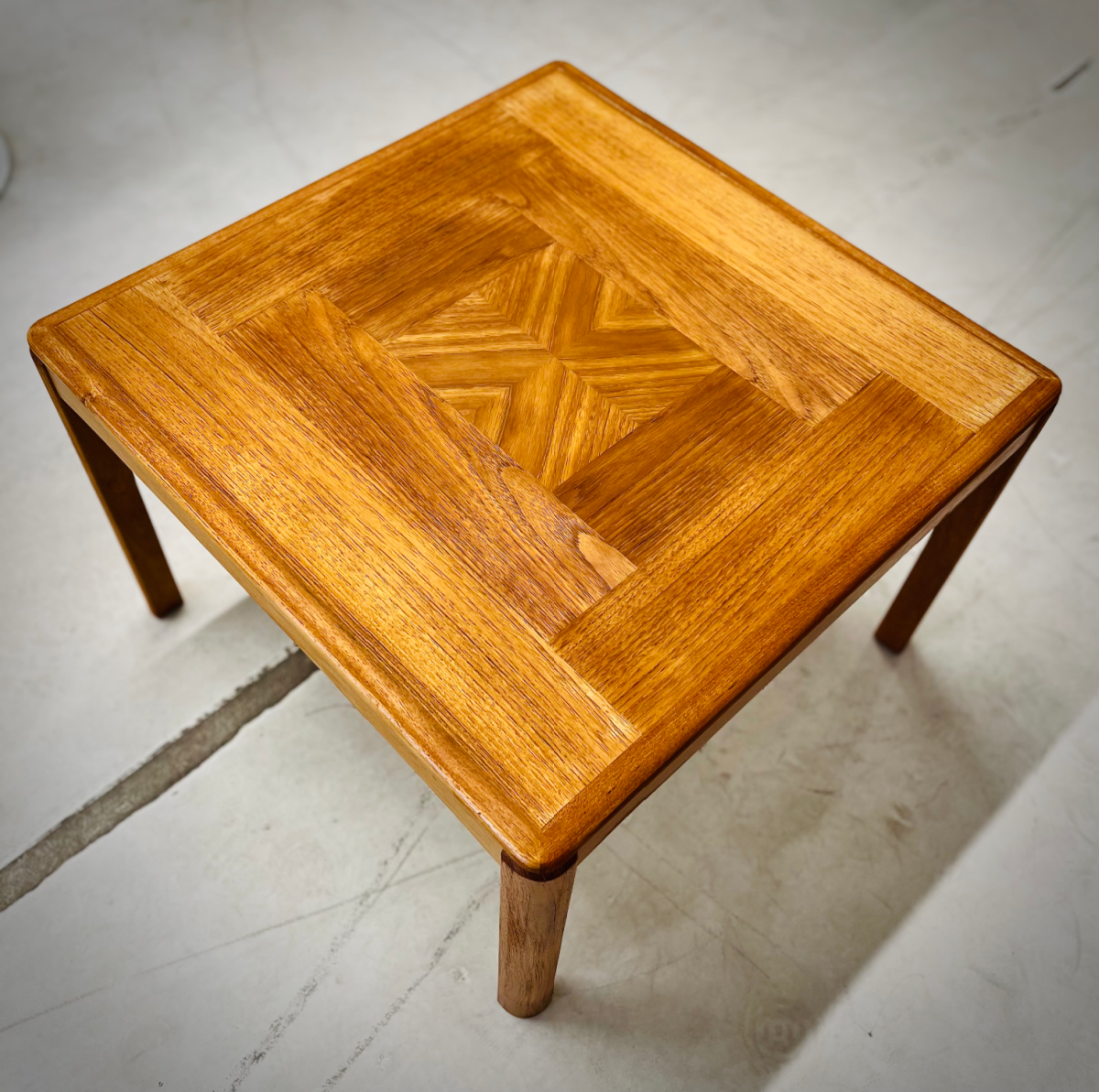 Refinished Danish Teak End/Coffee Table by Vejle Stole og Møbelfabrik