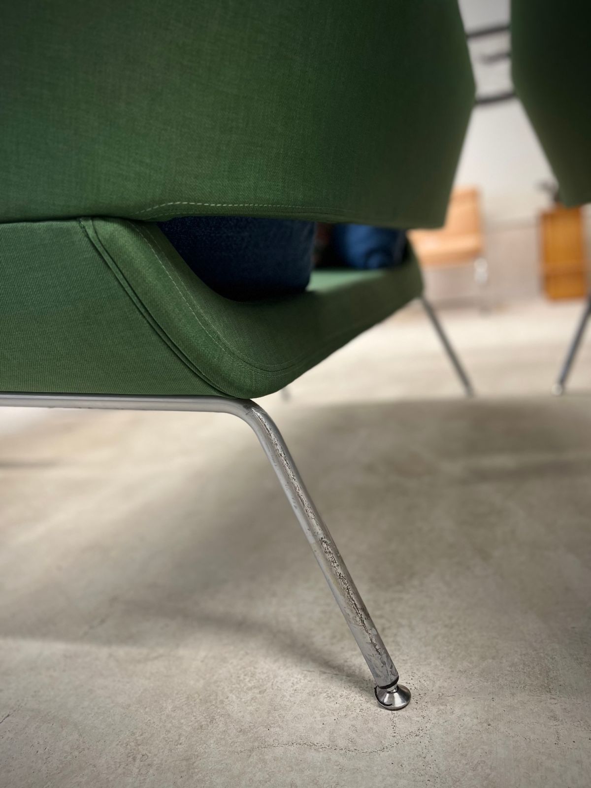 MCM Allermuir Lola Green Couch A822 By Wolfgang Mezger - Image 3